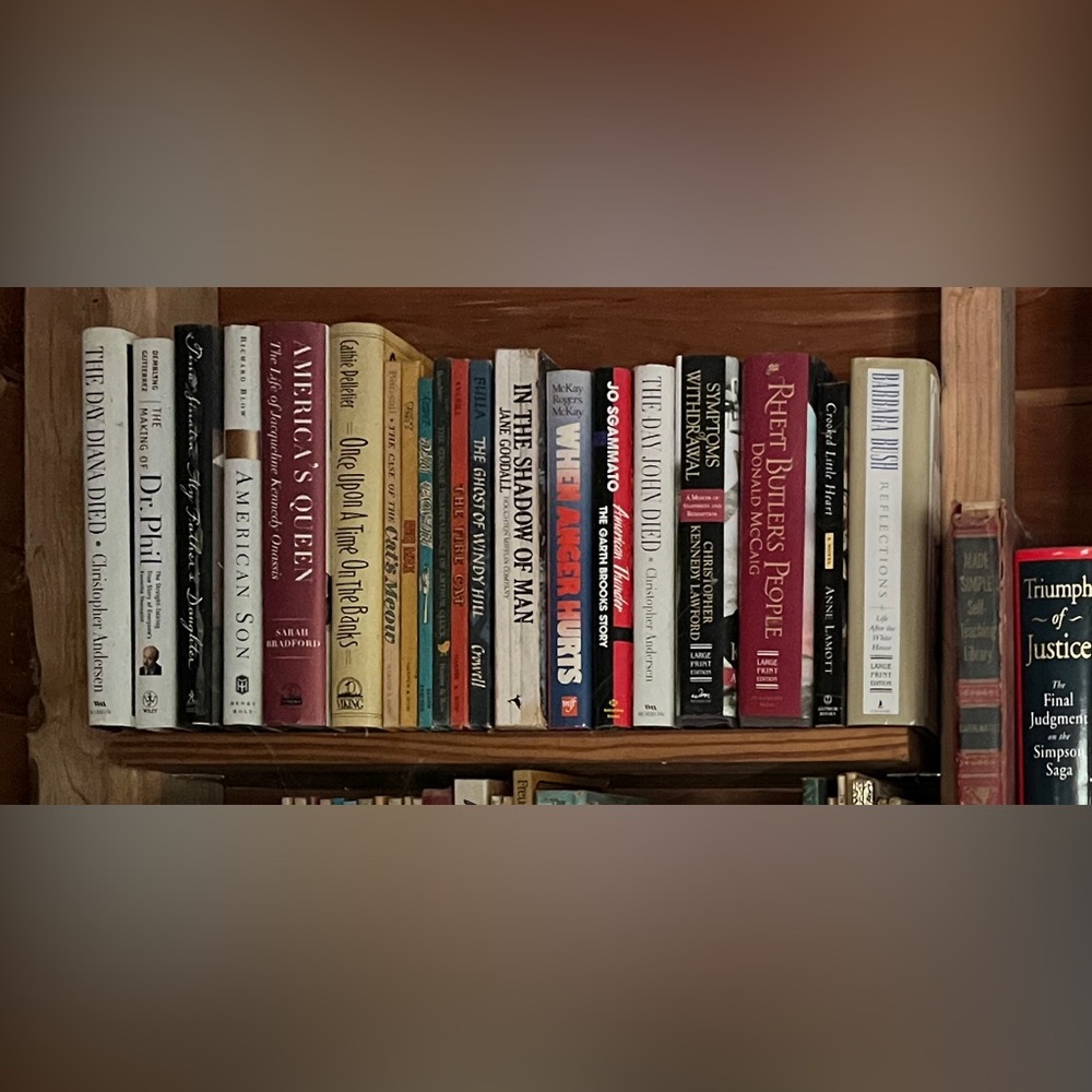 5 lbs books - you pick - mix of genres - some large print - novels, biographies - Picture 10 of 16